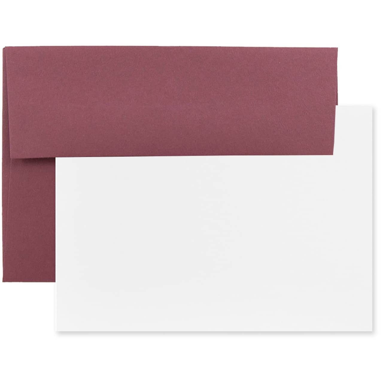 JAM Paper 3.62" x 5.12" Blank Greeting Cards Set with Envelopes, 25ct.